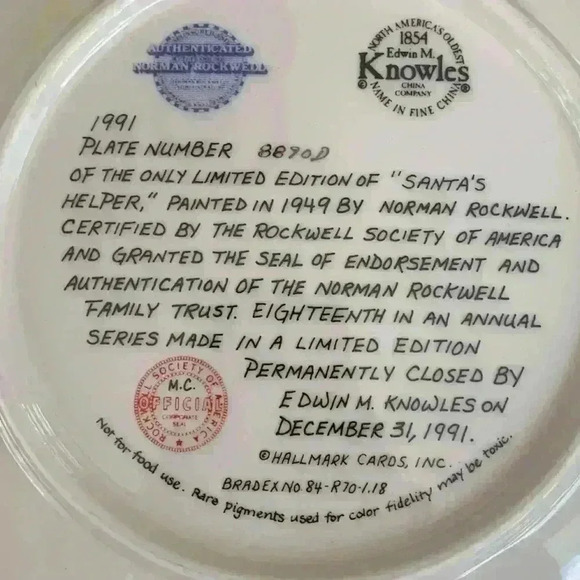 Santa’s Helper, by Norman Rockwell - Picture 2 of 2